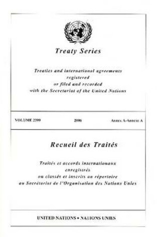 Cover of Treaty Series 2399 I Annex a