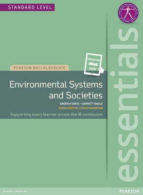 Book cover for Pearson Baccalaureate Essentials: Environmental Systems and Societies print and ebook bundle