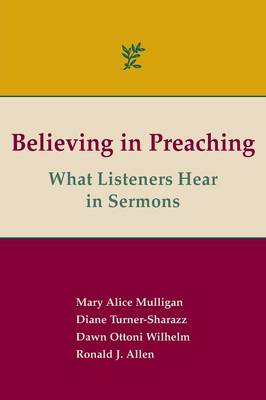 Book cover for Believing in Preaching