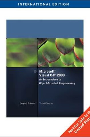 Cover of Microsoft  Visual C# 2008