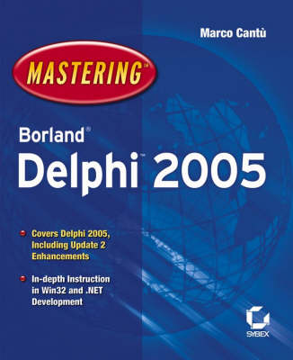 Book cover for Mastering Borland Delphi 2005