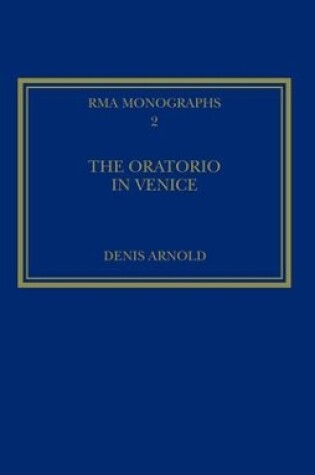 Cover of The Oratorio in Venice