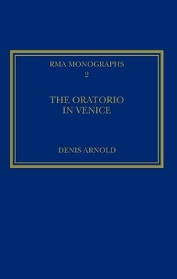 Book cover for The Oratorio in Venice