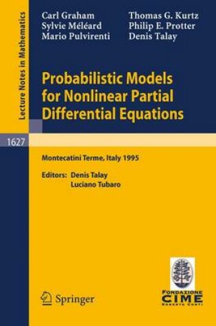 Cover of Probabilistic Models for Nonlinear Partial Differential Equations