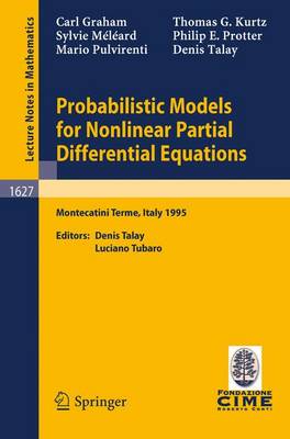 Book cover for Probabilistic Models for Nonlinear Partial Differential Equations