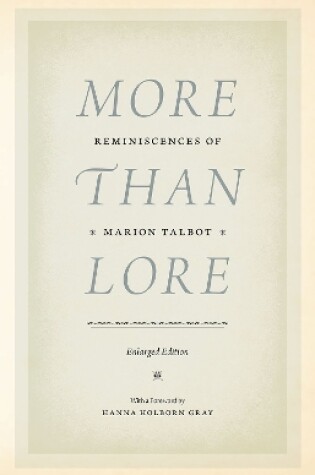 Cover of More than Lore