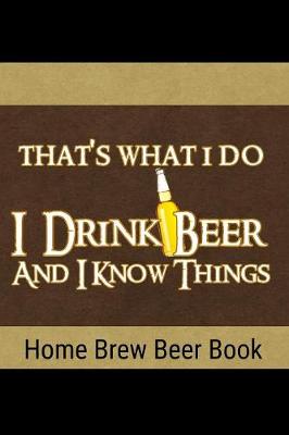 Book cover for Home Brew Beer Book