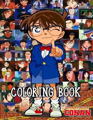 Book cover for Detective Conan Coloring Book