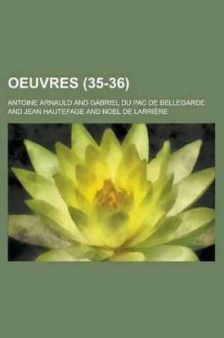 Cover of Oeuvres (35-36 )