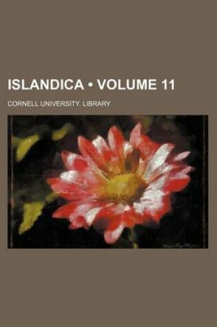 Cover of Islandica (Volume 11)