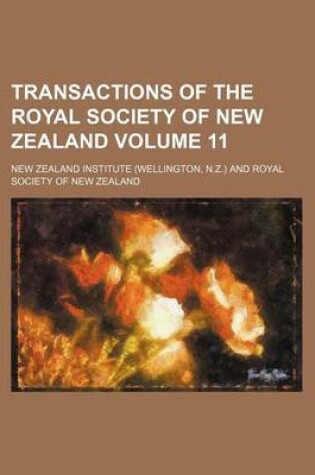 Cover of Transactions of the Royal Society of New Zealand Volume 11