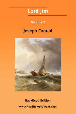 Book cover for Lord Jim Volume 2 [Easyread Edition]