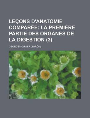 Book cover for Lecons D'Anatomie Comparee (3)