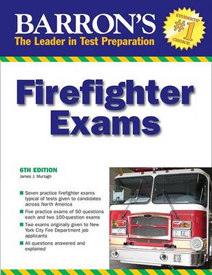 Cover of Barron's Firefighter Exams