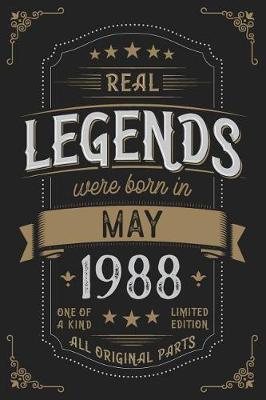 Book cover for Real Legendes were born in May 1988