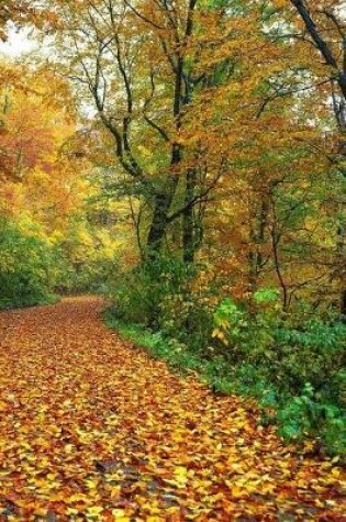 Cover of A Charming Country Road Through an Autumn Forest Journal