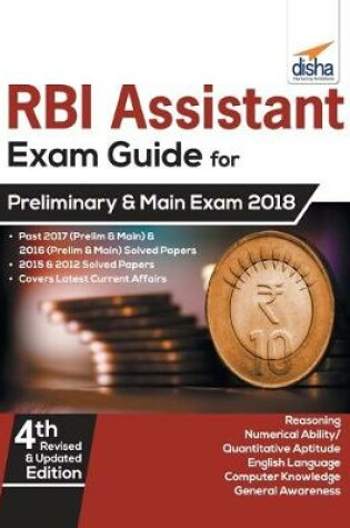 Cover of RBI Assistants Exam Guide for Preliminary & Main Exam 4th Edition