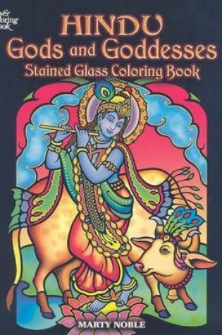 Cover of Hindu Gods and Goddesses Stained Glass Coloring Book