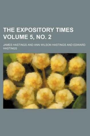 Cover of The Expository Times Volume 5, No. 2