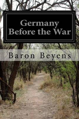 Book cover for Germany Before the War