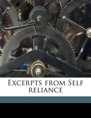 Book cover for Excerpts from Self Reliance