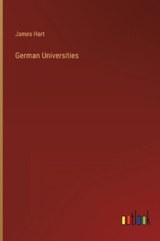 Cover of German Universities