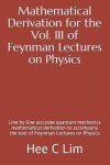 Book cover for Mathematical Derivation for the Vol. III of Feynman Lectures on Physics