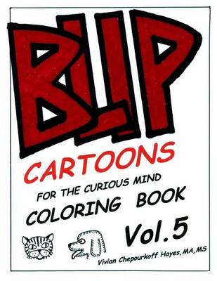 Book cover for Blip Coloring Book. Volume 5