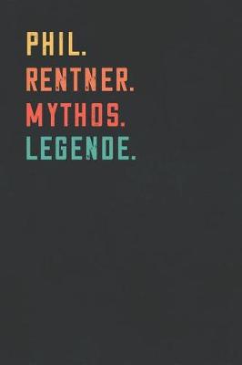 Book cover for Phil. Rentner. Mythos. Legende.