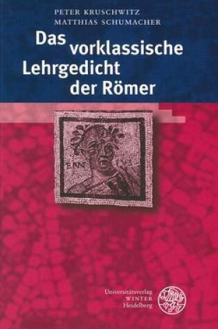 Cover of Das Vorklassische Lehrgedicht Der Romer
