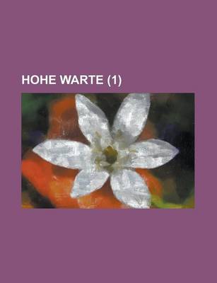 Book cover for Hohe Warte (1 )