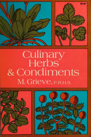 Cover of Culinary Herbs and Condiments