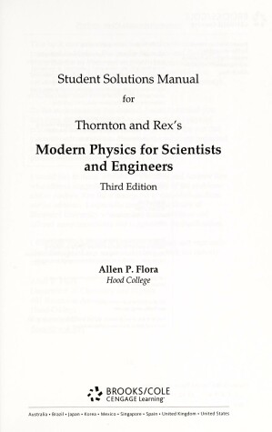 Book cover for SSM Mod Phys Sci/Engrgs 3e