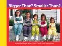 Book cover for Bigger Than, Smaller Than