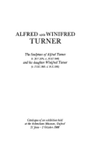 Cover of Alfred and Winifred Turner