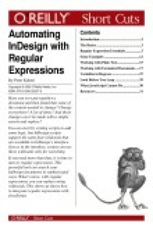 Cover of Automating Indesign with Regular Expressions