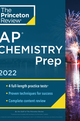 Cover of Princeton Review AP Chemistry Prep, 2022