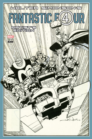 Cover of Walter Simonson’s Fantastic Four Artist’s Edition
