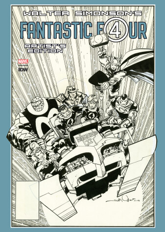 Book cover for Walter Simonson’s Fantastic Four Artist’s Edition