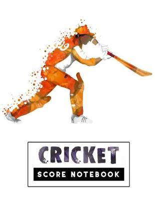 Book cover for Cricket Score Notebook