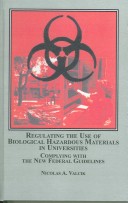 Book cover for Regulating the Use of Biological Hazardous Materials in Universities