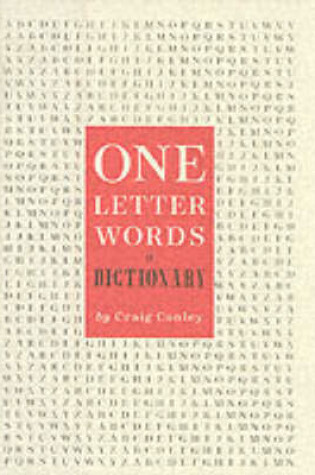 Cover of One Letter Words