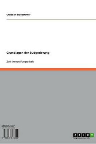 Cover of Grundlagen Der Budgetierung