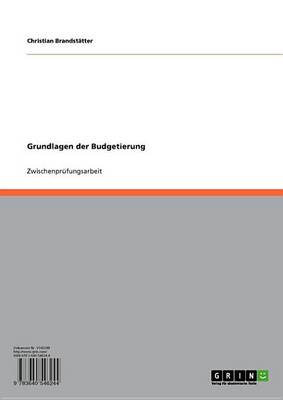 Book cover for Grundlagen Der Budgetierung