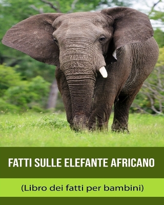 Book cover for Fatti sulle Elefante africano (Libro dei fatti per bambini)