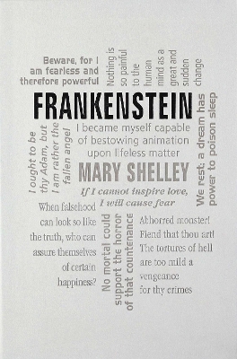 Book cover for Frankenstein