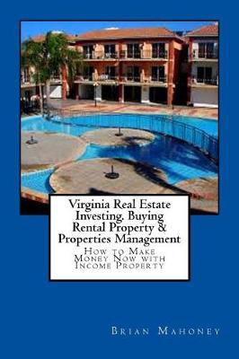 Book cover for Virginia Real Estate Investing. Buying Rental Property & Properties Management
