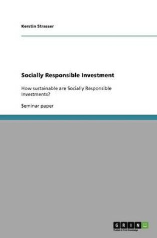 Cover of Socially Responsible Investment