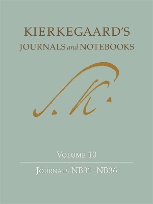 Book cover for Kierkegaard's Journals and Notebooks Volume 10