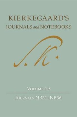 Cover of Kierkegaard's Journals and Notebooks Volume 10